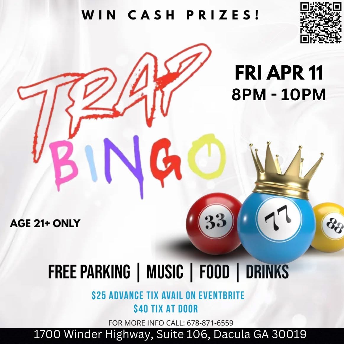Read more about the article Trap Bingo (Gwinnett)